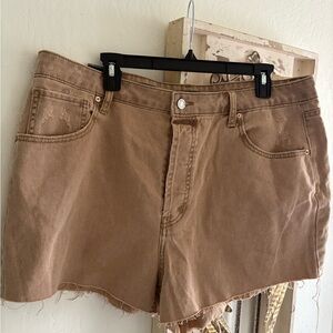 Wild Fable Tan Jean Shorts Size 16 NWT